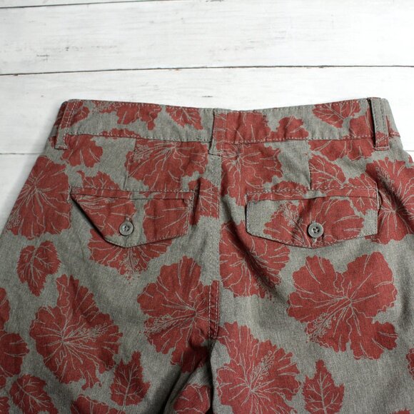 Trunks Multi Functional Boy's Shorts Size M Gray Floral Casual Swim - Picture 6 of 6